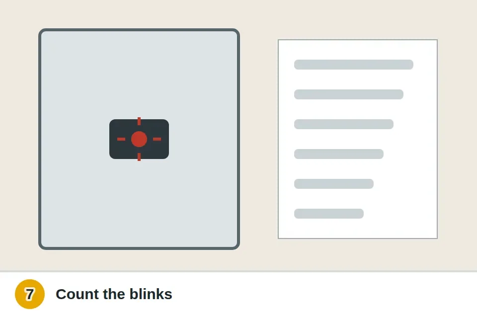 Blinking light on the furnace control board seen through the sight window, next to the code chart